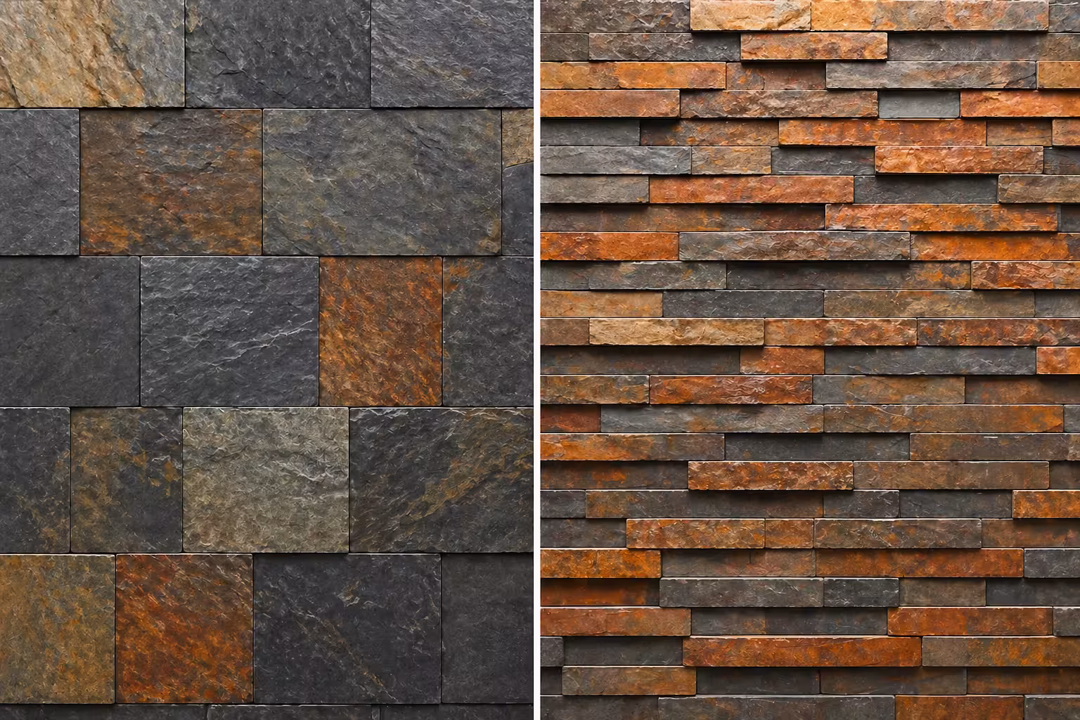 COPPER SLATE VENEER